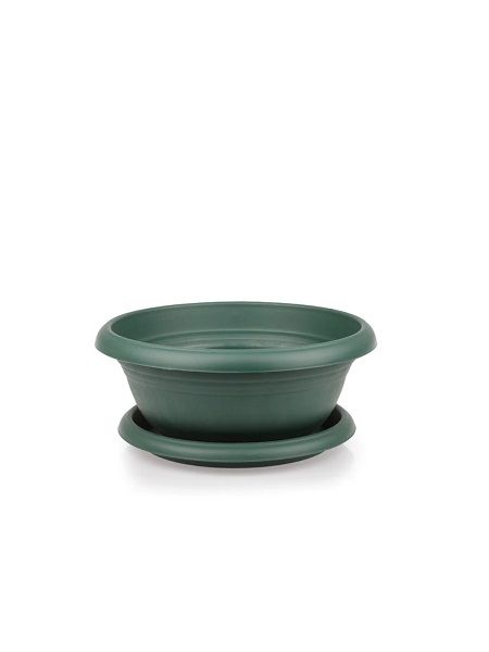 Aranjman Bonsai Saksı Koyu Yeşil Renk, 2,1 Litre