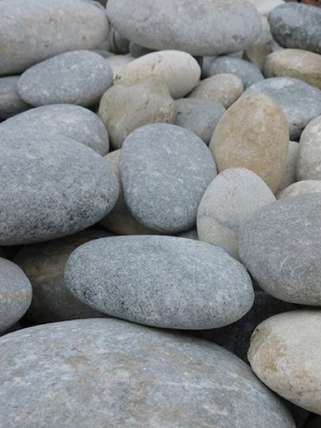 Doğal Dekoratif Taş Flat Pebble  10-16 cm, 12,5 kg