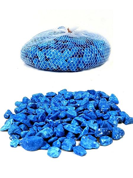 Mavi Renk Vazo Taşı, 250 gr.